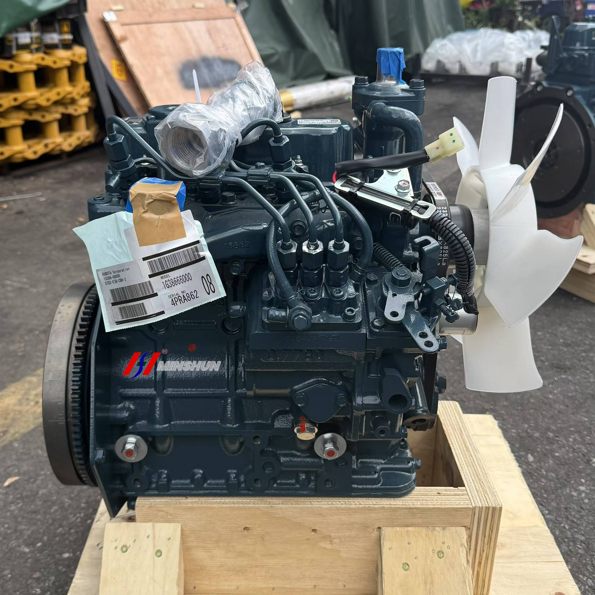 Kubota D782-ET05-CN4 Original Small Diesel Engine, Three-Cylinder, Four ...