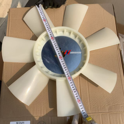 Kobelco 120-5 Excavator 4BG1 Other Engine Parts Engine Fan Blade 550mm Diameter 7 Blades