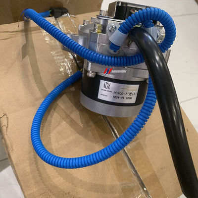 The 7834-41-2100 Komatsu Throttle Motor Is Compatible With S6D95, S6D102, And S6D110 Series Engines.