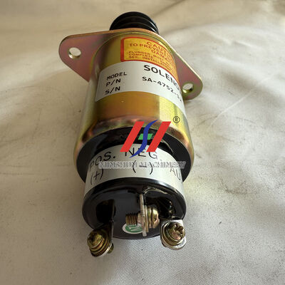SA-4752-12 Fuel Shut Off Solenoid Valve 12V Excavator Fuel Shut-Off Solenoid Valve