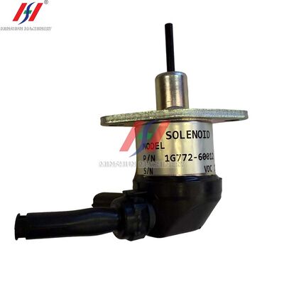 1G772-60012  12V Fuel Shut-off Solenoid Valve For Kubota KX057-4 Excavator