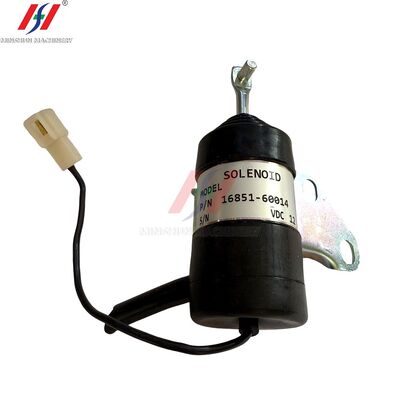 Kubota 16851-60014 Fuel Cut-off Solenoid Valve | Engine Shutdown Solenoid Valve